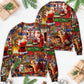 Christmas Santa Claus Merry Xmas Sweater For Festive Parties Family Photos And Comfortable Seasonal Wear