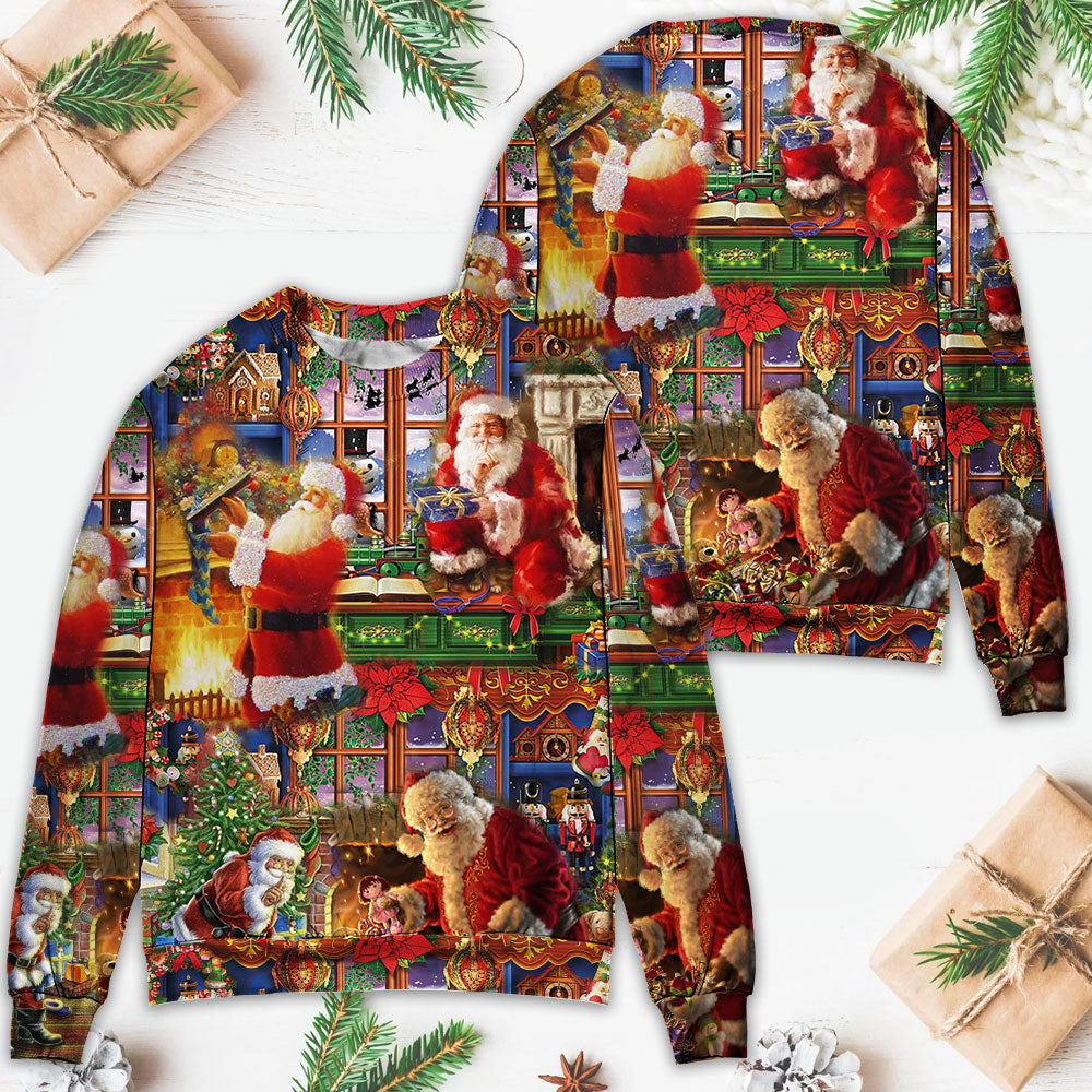 Christmas Santa Claus Merry Xmas Sweater For Festive Parties Family Photos And Comfortable Seasonal Wear