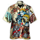 Skull Change Hawaiian Shirt For Summer Vacation, Beach Travel, And Casual Wear