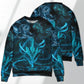 Blue Dragon Lightning Witch Fantasy Sweater For Alternative Fashion Events And Thoughtful Seasonal Gifts