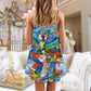 Parrot Pride Festival Christmas V-Neck Sleeveless Cami Dress For Festivals Travel And Relaxed Casual Summer Wear