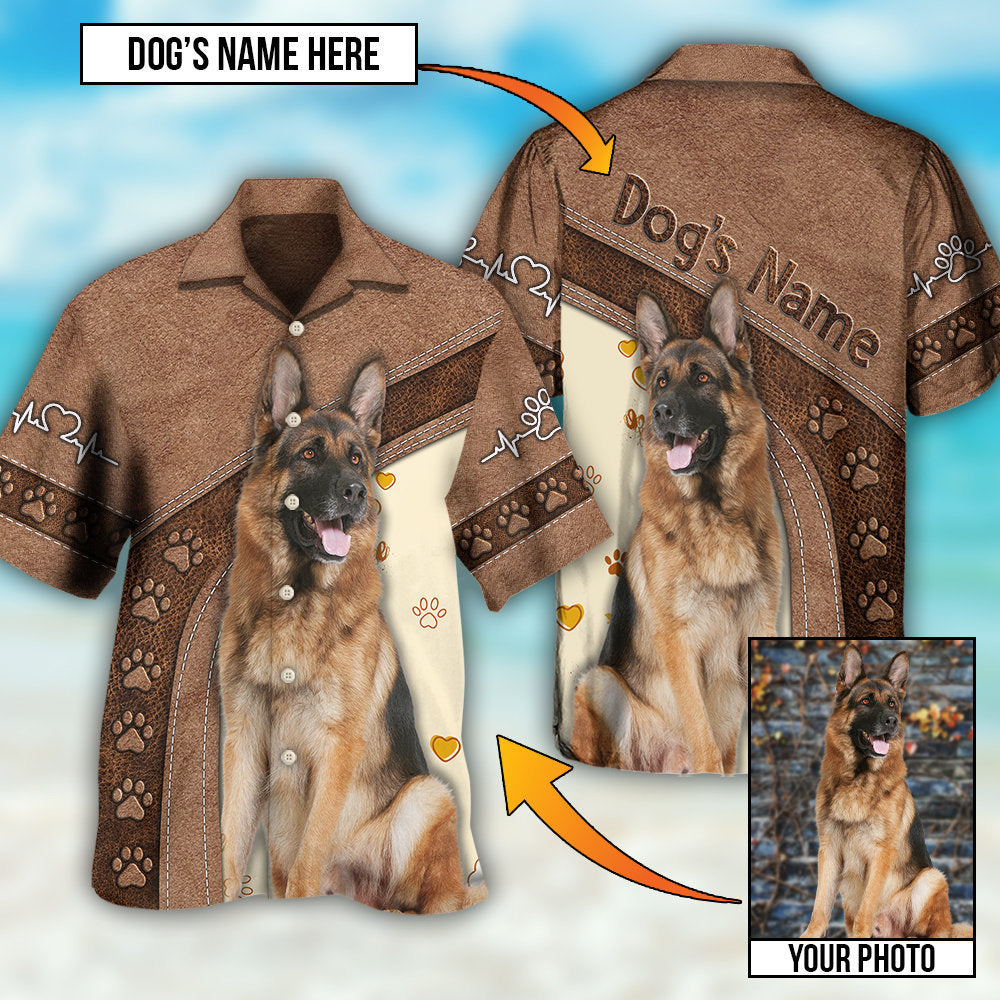Dog Friend Custom Photo Hawaiian Shirt For Summer Events And Casual Outdoor Wear