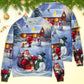 Christmas Santa Snowman Village Sweater For Seasonal Parties Cozy Gatherings And Thoughtful Holiday Gifts