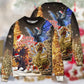 Dragon Merry Christmas Bright Power Sweater For Family Gatherings Winter Travel And Everyday Seasonal Comfort