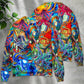 Octopus Colorful Sweater For Vacations Travel And Casual Everyday Wear
