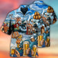 Norse Warrior Beer Drink Hawaiian Shirt For Warm Weather Adventures And Everyday Comfort