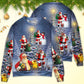 Christmas Santa Holiday Lights Xmas Tree Sweater For Holiday Parties Family Gatherings And Seasonal Gift Giving