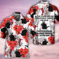 Black Cat Blood Stains Hawaiian Shirt For Summer Events And Casual Outdoor Wear