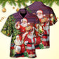 Funny Happy Christmas Gift Hawaiian Shirt Artwork View For Weekend Travel And Beach Style