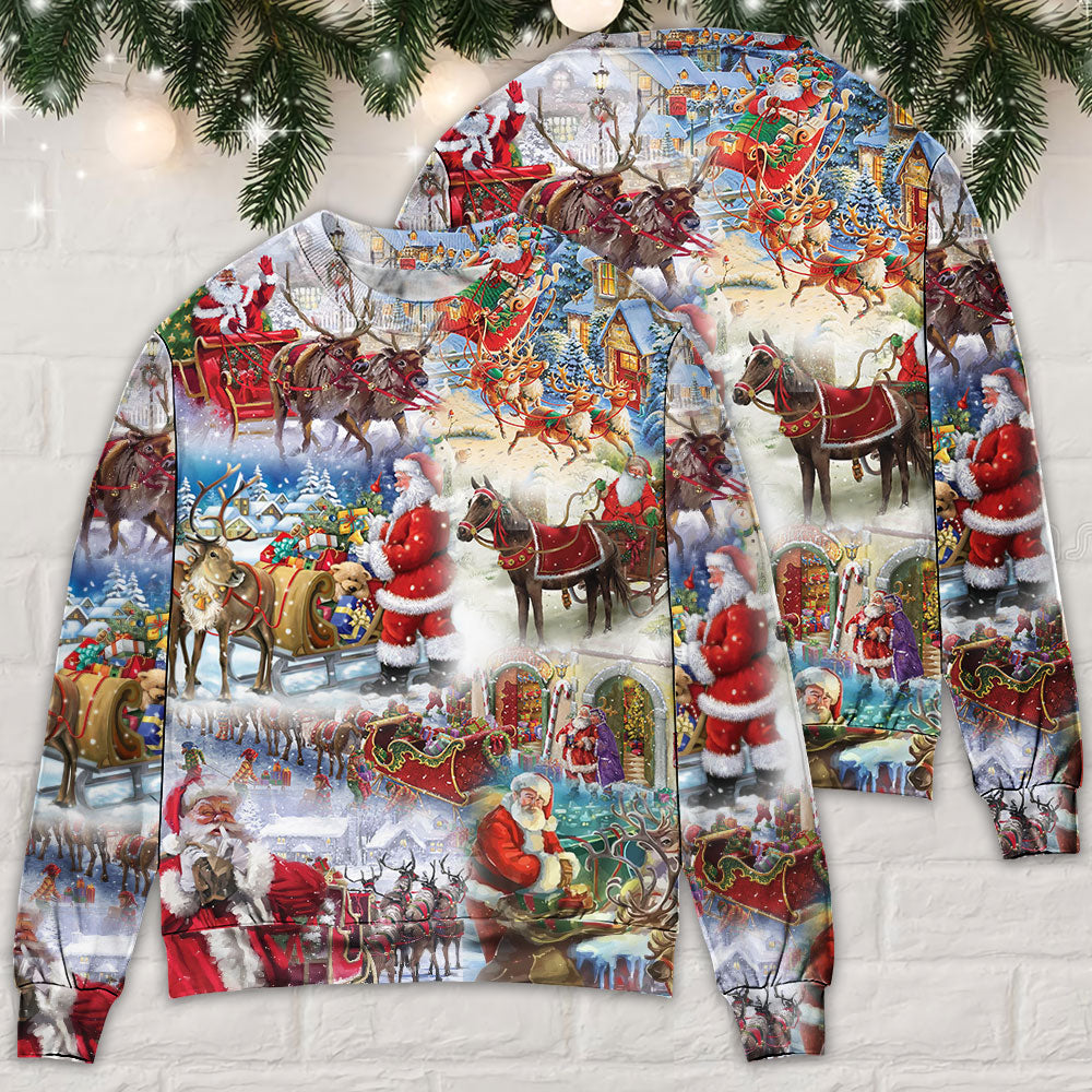 Christmas Magic Celebration Sweater For Festive Family Events Casual Wear And Holiday Gift Giving