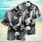 Dragon Snorting Fire Gothic Nautical Compass Baroque Hawaiian Shirt For Coastal Adventures And Warm Weather Wear