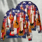 Guitar Independence Day Star Sweater For Rehearsals Weekend Outings And Expressive Casual Styling
