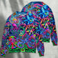 Hippie Octopus Colorful Tie Dye Sweater For Festival Adventures Vacations And Relaxed Daily Styling