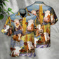 Australian Funny Cow Landscape Cattle Hawaiian Shirt All Over Print Detail For Island Holidays