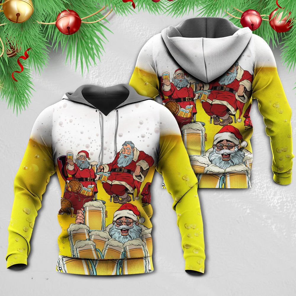Santa Wants More Cheer Hoodie For Christmas Events Holiday Travel And Comfortable Casual Outfits