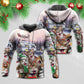 Christmas Cat Only One Need Hoodie For Winter Streetwear Christmas Travel And Seasonal Home Gatherings