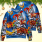 Christmas Dragon Family Holiday Lights Sweater For Festive Parties Family Photos And Comfortable Seasonal Wear