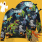 Halloween Dinosaur Fantasy Night Sweater For Art Fans Travel Parties And Distinctive Casual Style