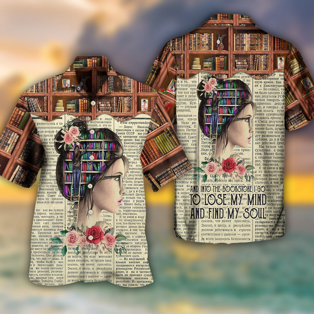 Book Store Hawaiian Shirt For Resort Getaways And Comfortable Summer Activities