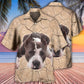 Pitbull Ground Hawaiian Shirt Artwork Detail For Resort Trips And Outdoor Activities