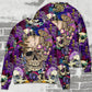 Bright Magic Mushroom Skull Sweater For Fantasy Fans Casual Outings And Weekend Adventures