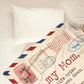 Mom Dear Mom Love Letter Flannel Blanket For Cozy Bedroom Sofa Decor