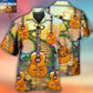 Guitar Various Custom Photo Hawaiian Shirt Artwork Detail For Resort Trips And Outdoor Activities