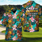 Tropical Funny Golf Bigfoot Beer Hawaiian Shirt For Sports Fans, Summer Outings, And Relaxed Vacation Wear