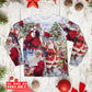 Santa Holiday Arrival Long Sleeve Pajamas Set For Christmas Sleepwear And Family Lounging