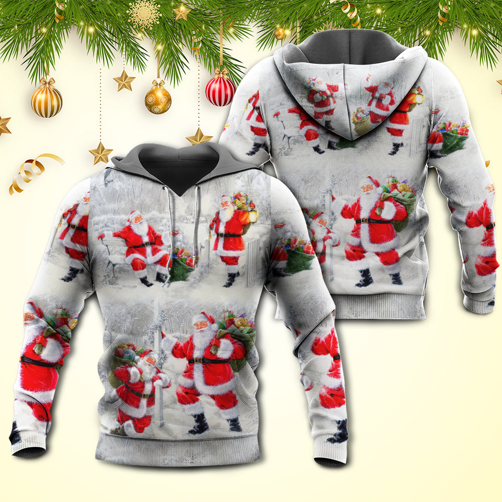 Christmas Santa Holiday Companion Hoodie For Winter Adventures Family Gatherings And Festive Everyday Style