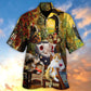 Cat Drink Wine Judge Hawaiian Shirt Tropical Styling View For Resort Wear