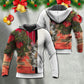 Christmas Cat Holiday Anticipation Hoodie For Festive Celebrations Seasonal Trips And Relaxed Winter Wear