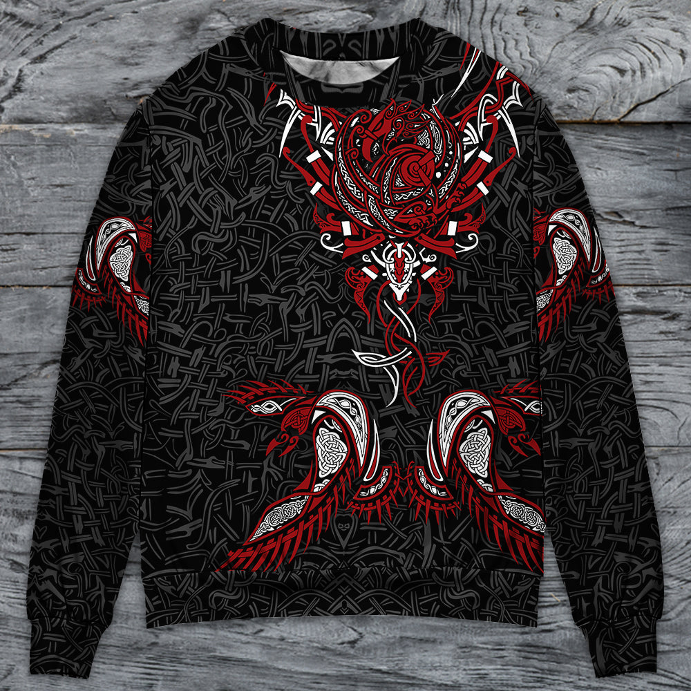 Viking War Raven Sweater For Mythic Adventures Casual Wear And Thoughtful Gift Giving