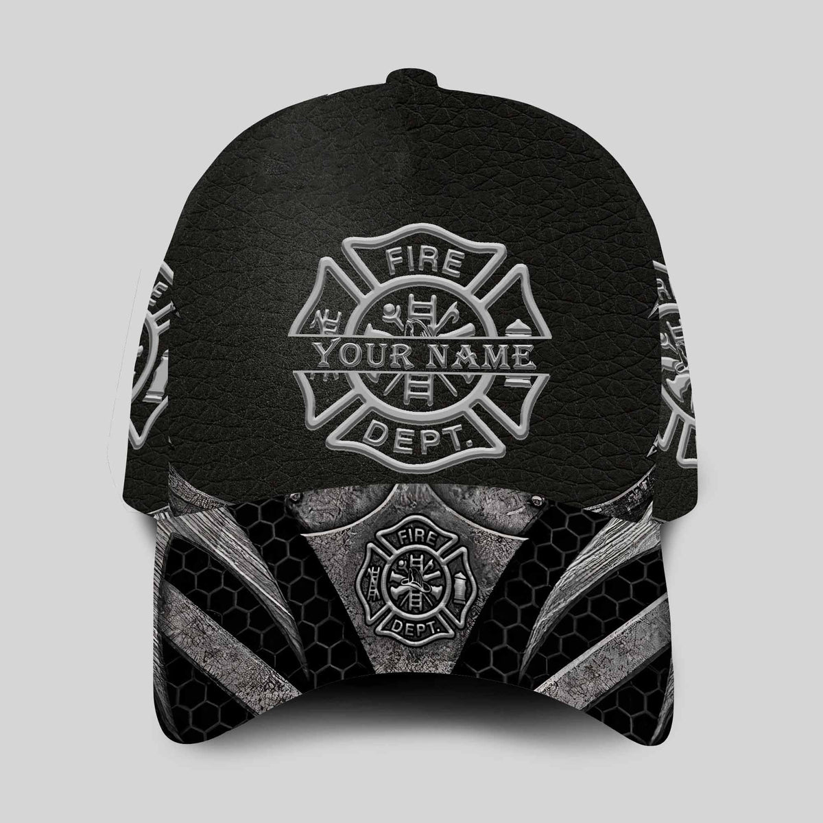 Firefighter Blood Metal Custom Classic Cap For Festivals Vacations Outdoor Fun And Daily Comfort