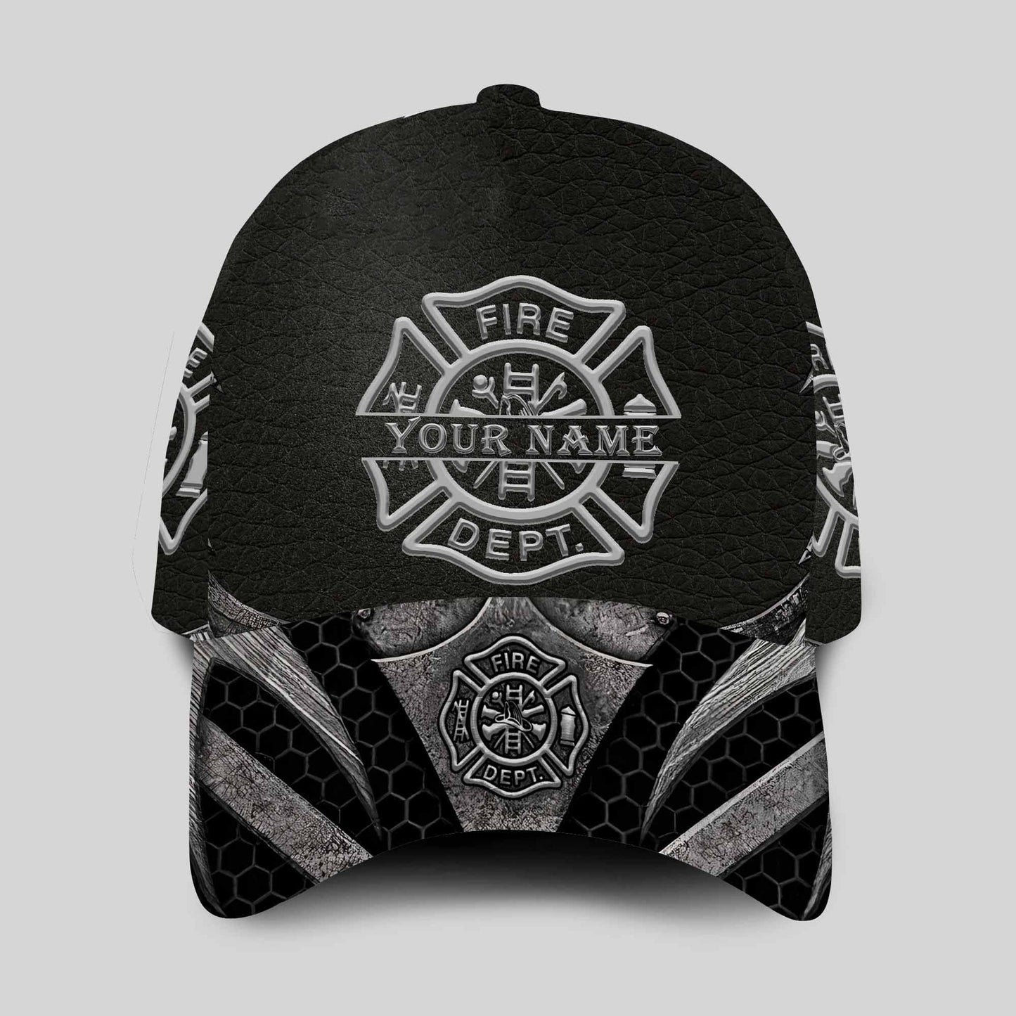 Firefighter Blood Metal Custom Classic Cap For Festivals Vacations Outdoor Fun And Daily Comfort