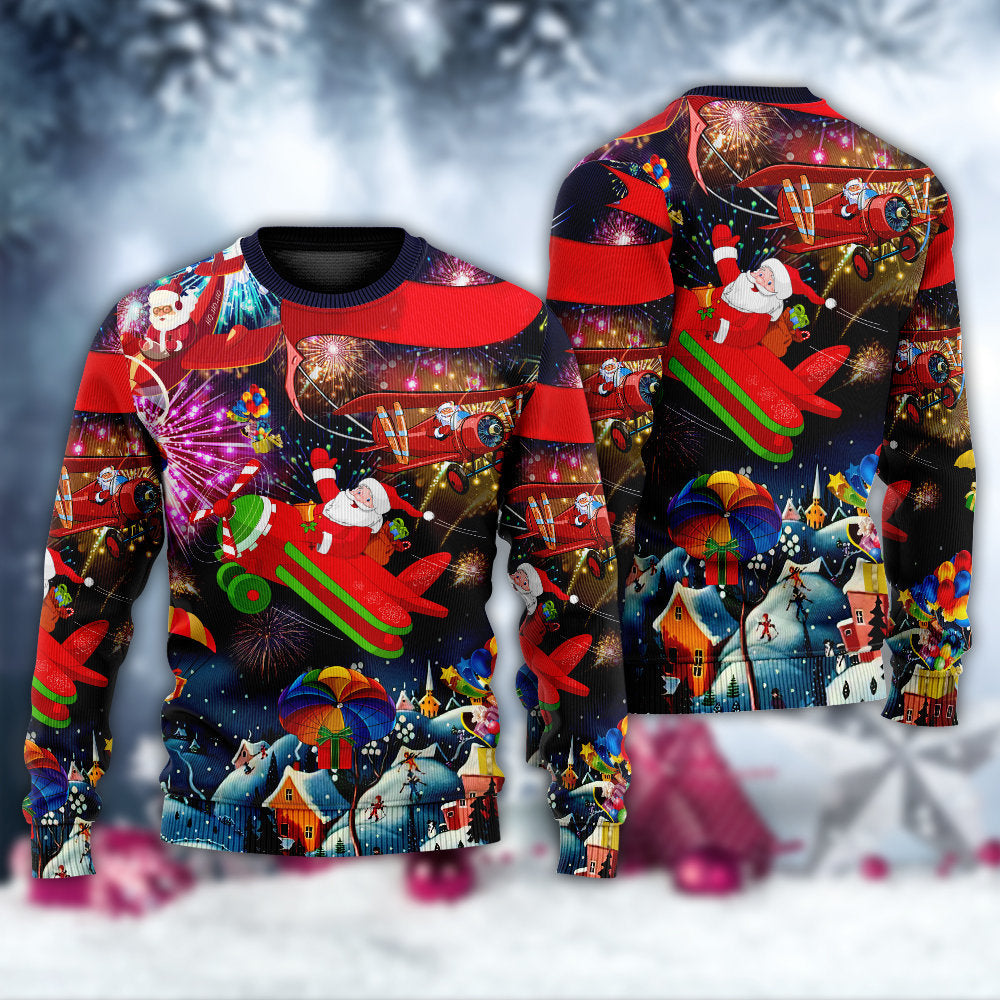 Christmas Spreading Santa Sweater For Festive Events Weekend Outings And Comfortable Winter Style