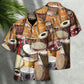 Drum Hobby Lifestyle Hawaiian Shirt Artwork Detail For Resort Trips And Outdoor Activities
