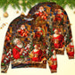 Christmas Funny Santa Gift Xmas Is Coming Sweater For Holiday Travel Winter Outings And Cheerful Gift Giving