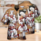 Vintage Master Chef Cooking Hawaiian Shirt Design View For Casual Summer Styling