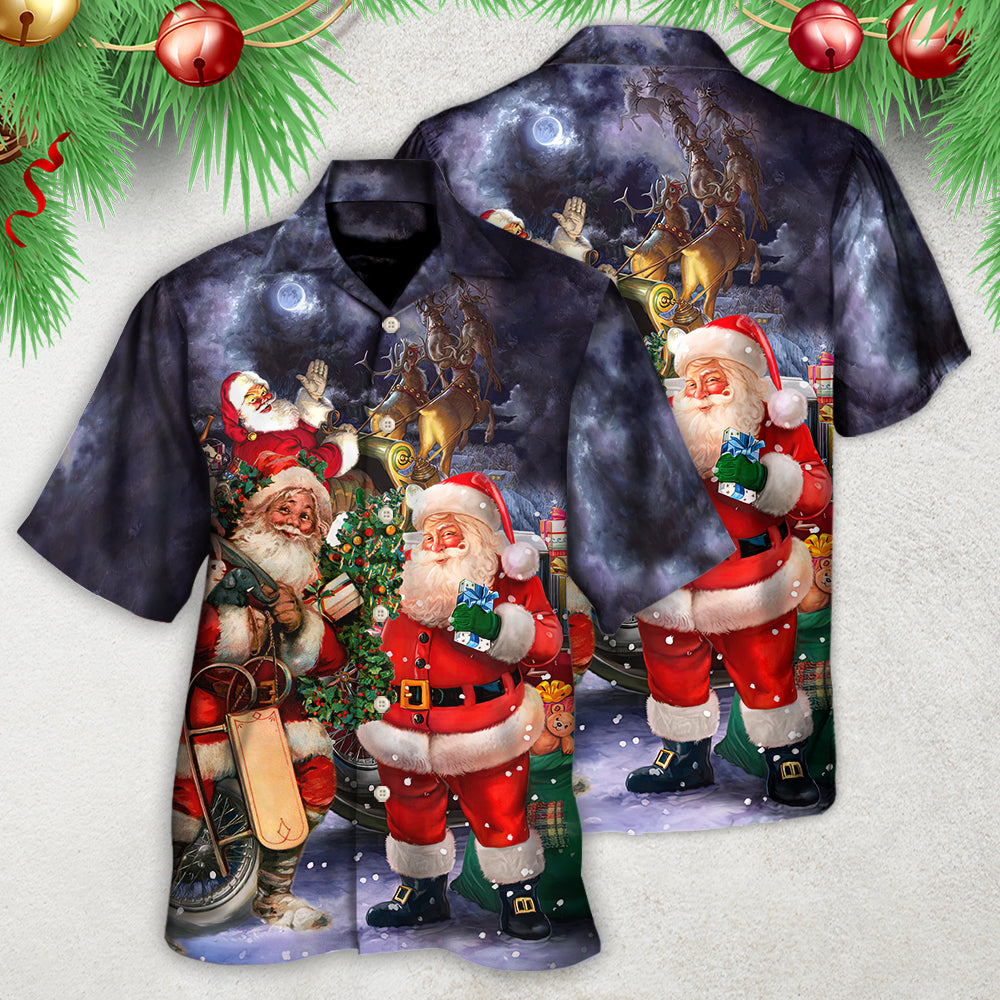 Dark Christmas Light Hawaiian Shirt Artwork View For Weekend Travel And Beach Style