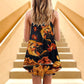 Chicken Wings Fast Food Delight V-Neck Sleeveless Cami Dress For Parties Travel And Casual Summer Style