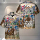 Horse Horseback Riding Care About Maybe Three Hawaiian Shirt Pattern Detail For Summer Holidays And Outdoor Fun