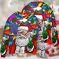 Hippie Christmas Santa Claus Sweater For Holiday Parties Family Gatherings And Seasonal Gift Giving