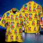 Funny Tropical Floral Dog Hawaiian Shirt Artwork View For Coastal Escapes And Resort Style