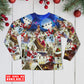 Rooftop Santa Christmas Eve Long Sleeve Pajamas Set For Christmas Sleepwear And Family Lounging