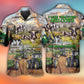 Tractor Cow Farm Hawaiian Shirt For Summer Vacation And Beach Travel