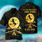 Halloween Witch Hawaiian Shirt Summer Design Detail For Tropical Vacations