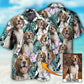 Sweet Dog Personalized Photo Hawaiian Shirt Button Front Artwork For Vacation Style