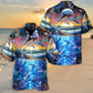 Beach Dolphin Sunshine Swim Sea Drink Wild Air Hawaiian Shirt For Summer Vacation, Beach Travel, And Casual Wear
