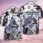 Bicycle Dogs Hawaiian Shirt Design View For Resort Travel And Thoughtful Gifting